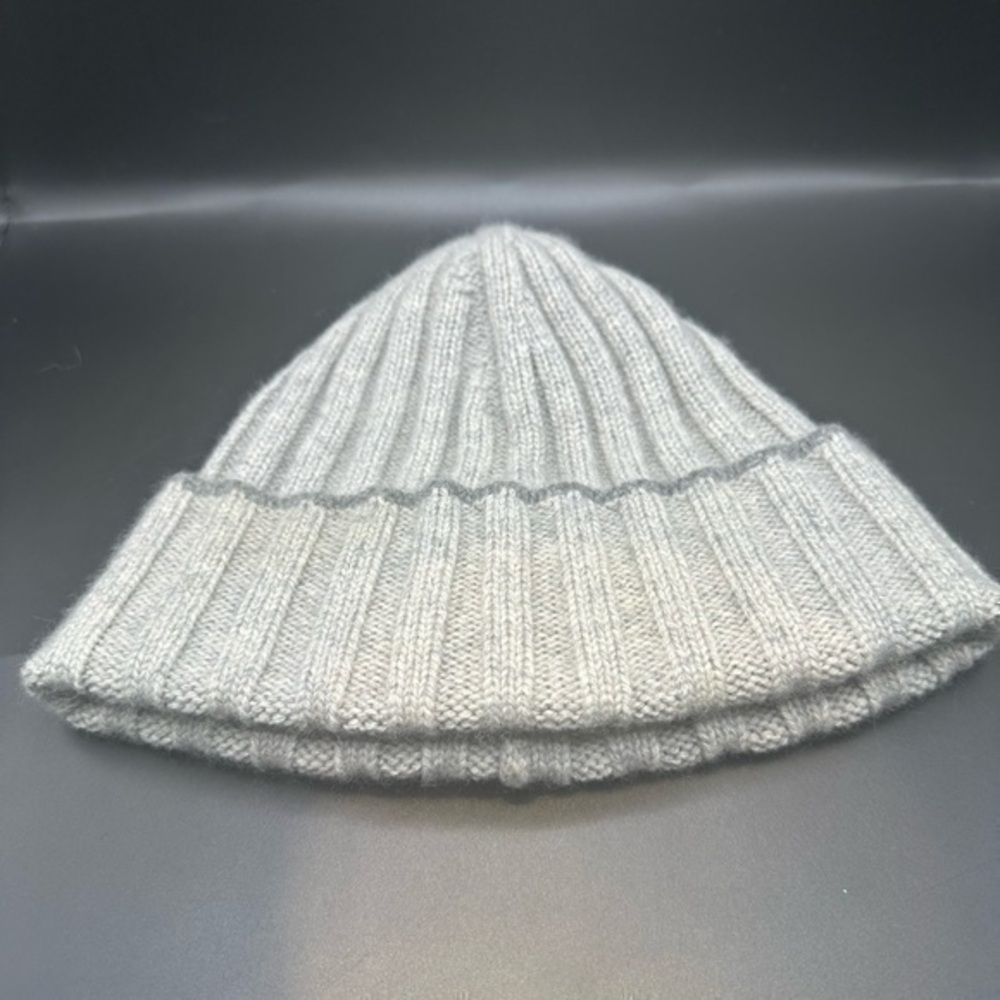 Brunello Cucinelli Cashmere Grey Skull Cap